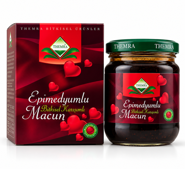 Themra Epimedium Turkish Honey Paste - Traditional Herbal Macun Mix (240g Jar)